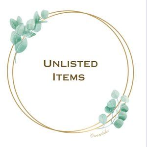 Unlisted Items for Live Shows!